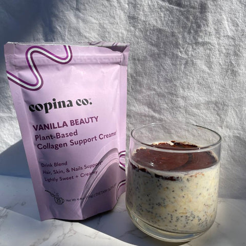 PB, Chocolate & Vanilla Overnight Oats