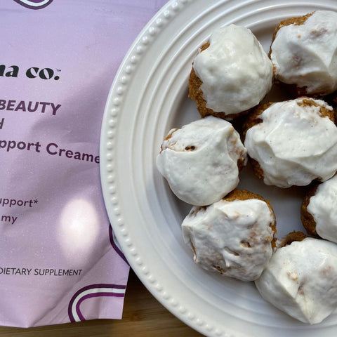 Vanilla Beauty Carrot Cake Bites