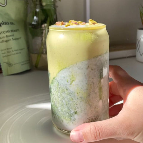 Pistachio Matcha Collagen Support Smoothie
