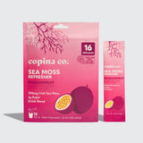Load image into Gallery viewer, Passionfruit Sea Moss Refresher 16 ct Pouch of stick packs