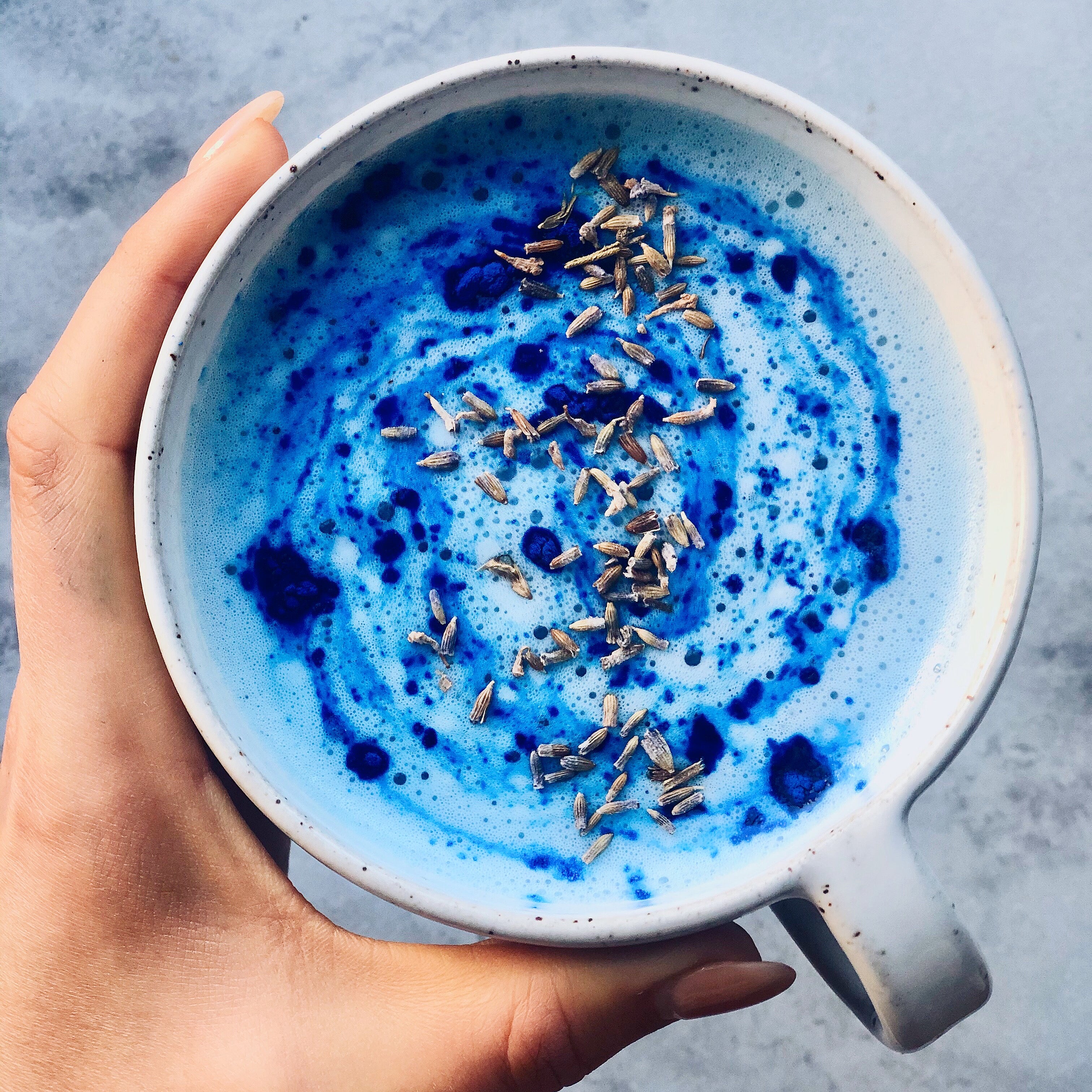 梨麻ページ Caffeine-Free Blue Majik Lavender Latte