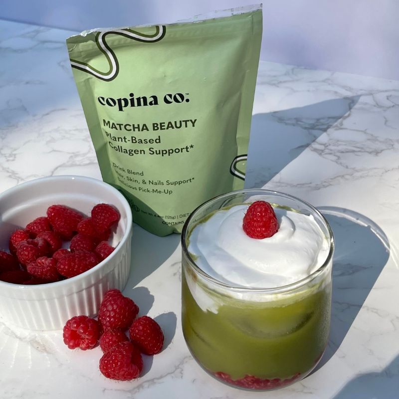 Iced Raspberry Matcha Latte