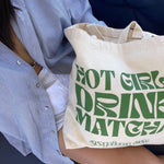 Load image into Gallery viewer, Hot Girls Drink Matcha Tote Bag Tote Copina Co.   