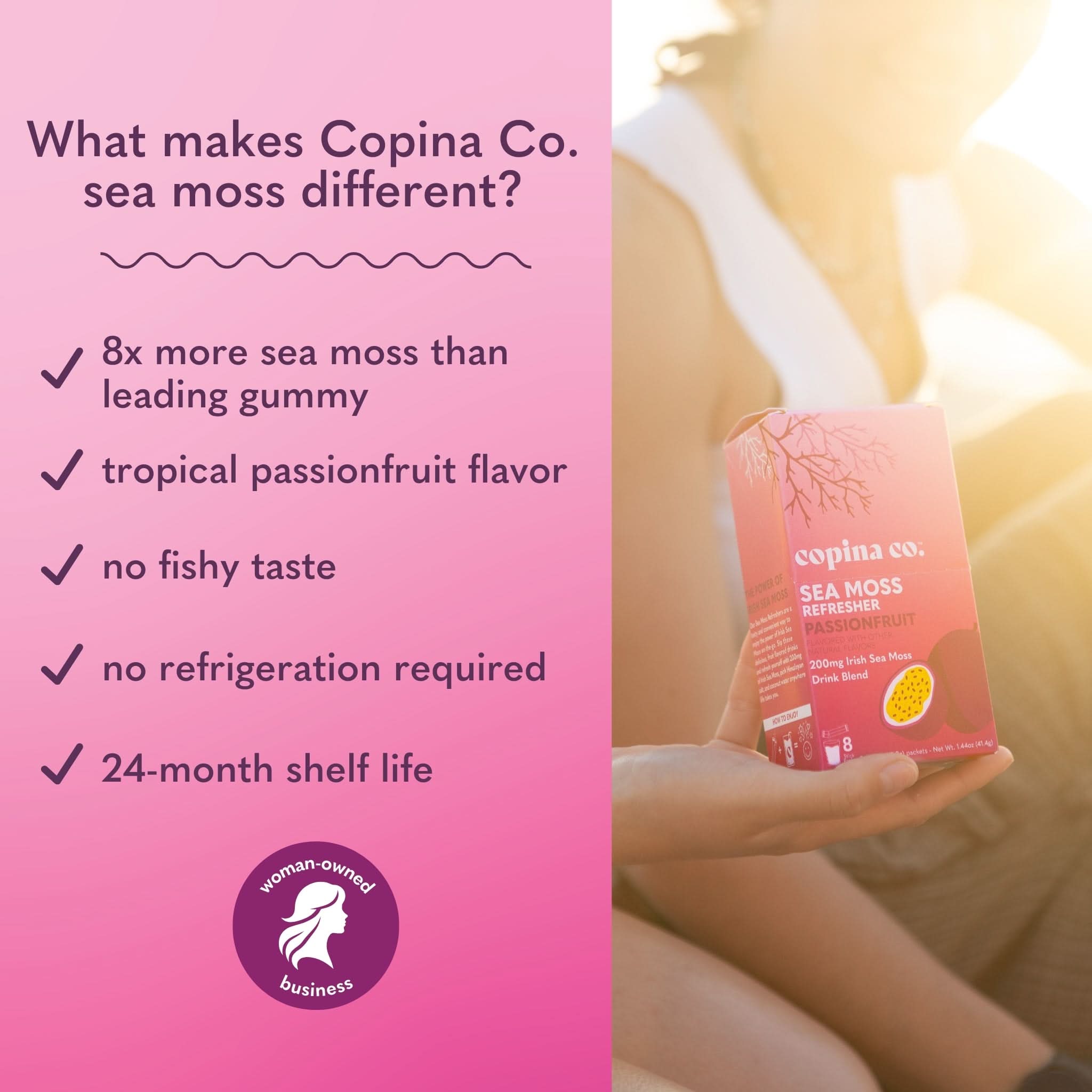 Passionfruit Sea Moss Refresher: Energize with Natural Goodness