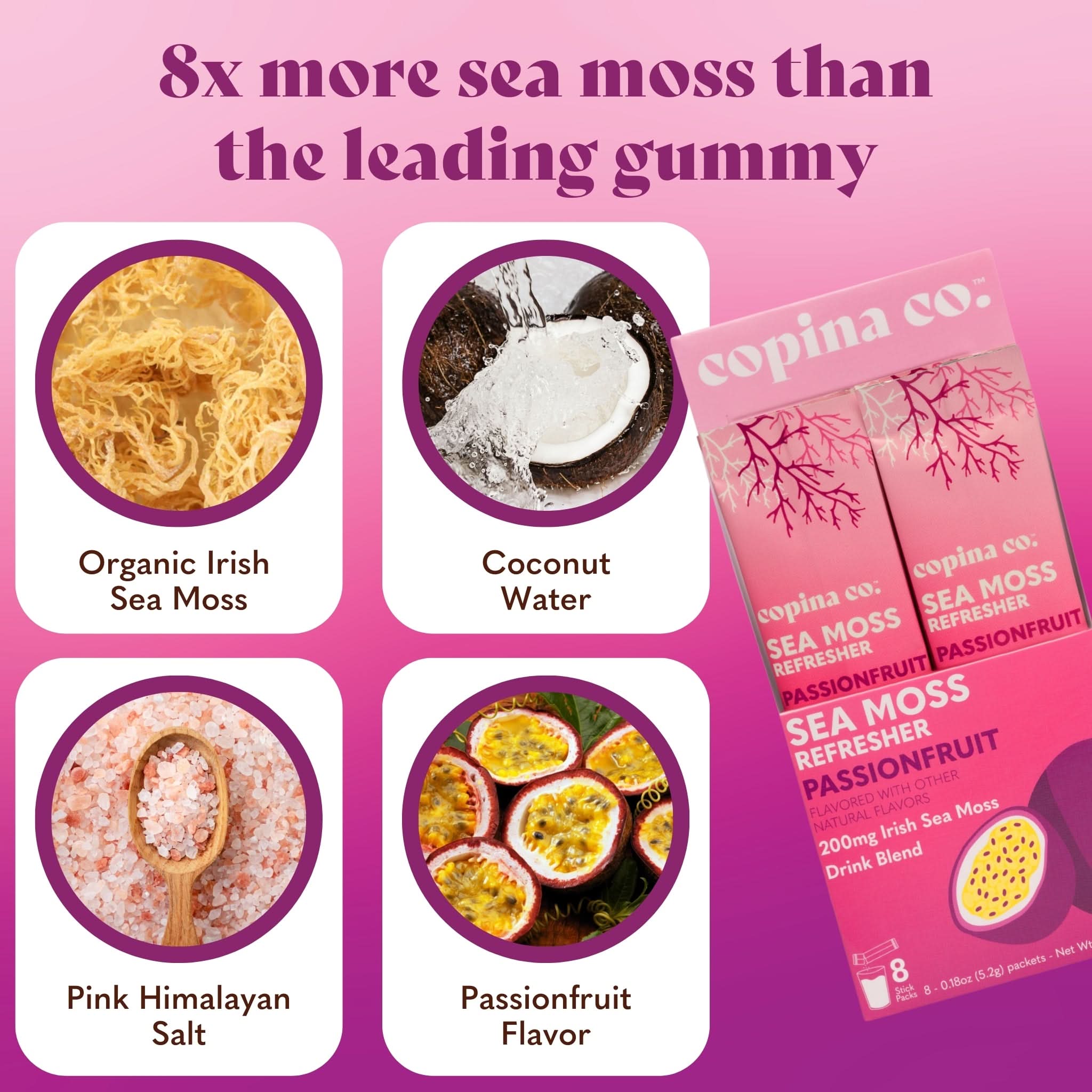 Passionfruit Sea Moss Refresher: Energize with Natural Goodness