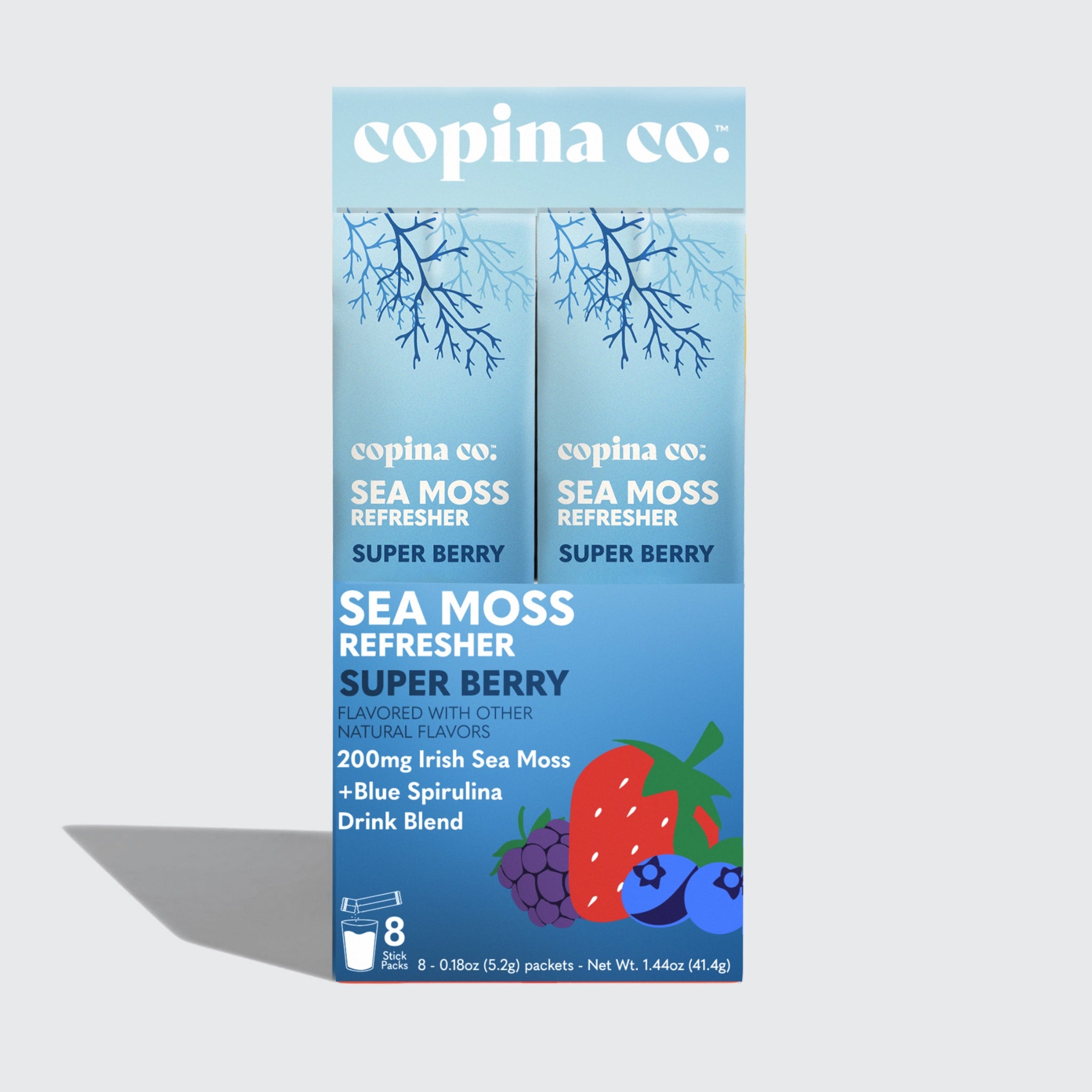 Super Berry Sea Moss Refresher 8 Stick Carton Super Berry Sea Moss Refresher 8 Stick Carton